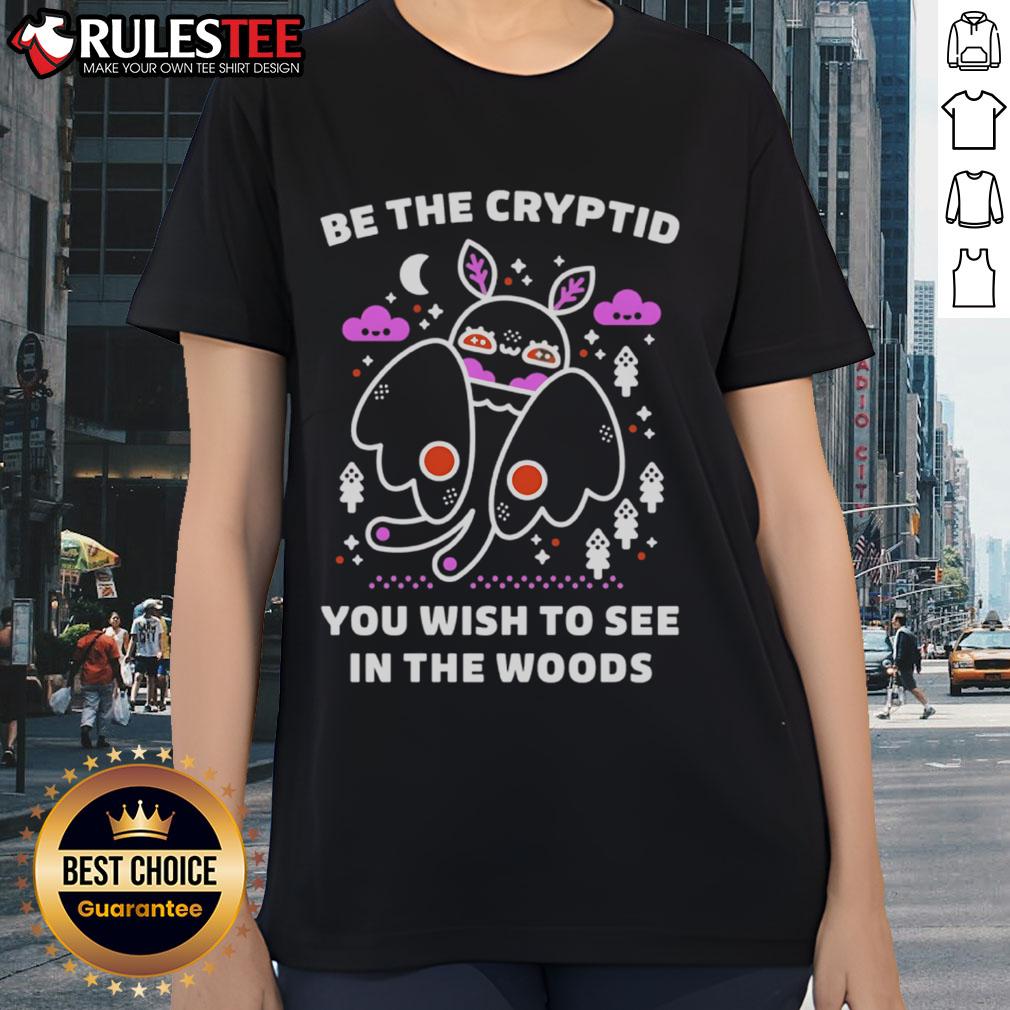 Cute Be the Cryptid You Wish To See Cozy Cryptidcore Energy T-Shirt - Image 3