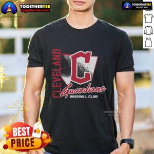 Top Cleveland Guardians Side Arm Baseball Club T-Shirt