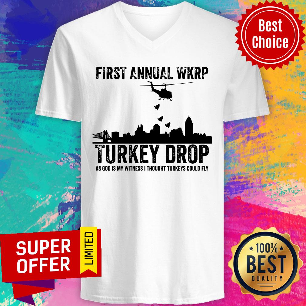 Funny Wkrp Turkey Drop Shirt - Image 5