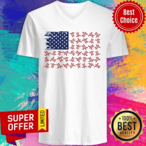 Alternative view of Love Turlte American Flag Shirt