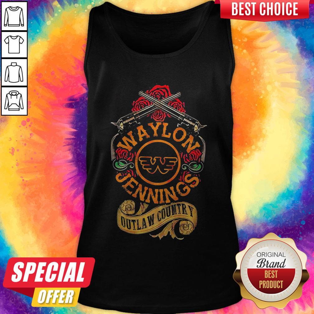 Nice Waylon Jennings Outlaw Country Shirt - Image 3