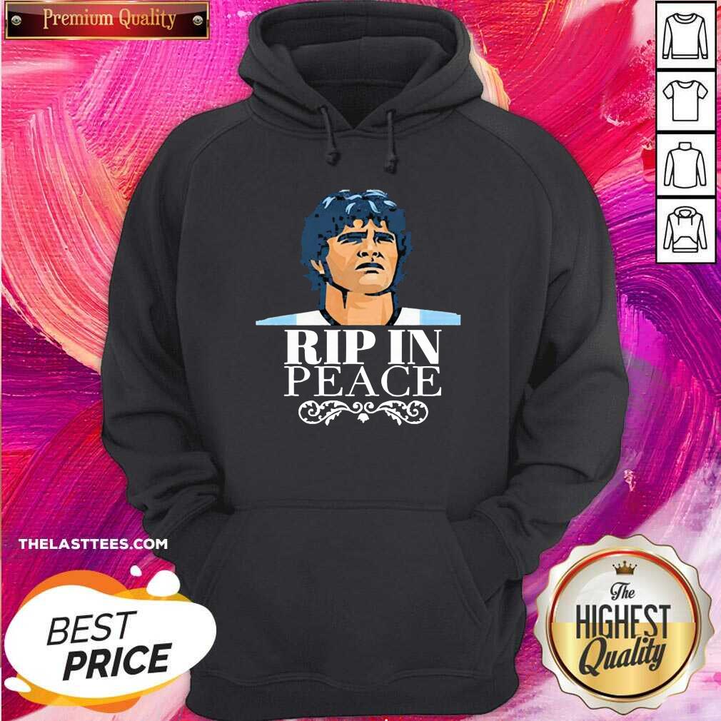 Official Diego Maradona Rip In Peace Shirt - Image 5