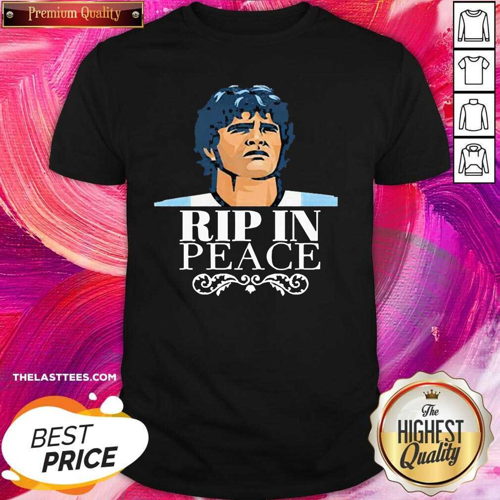 Official Diego Maradona Rip In Peace Shirt