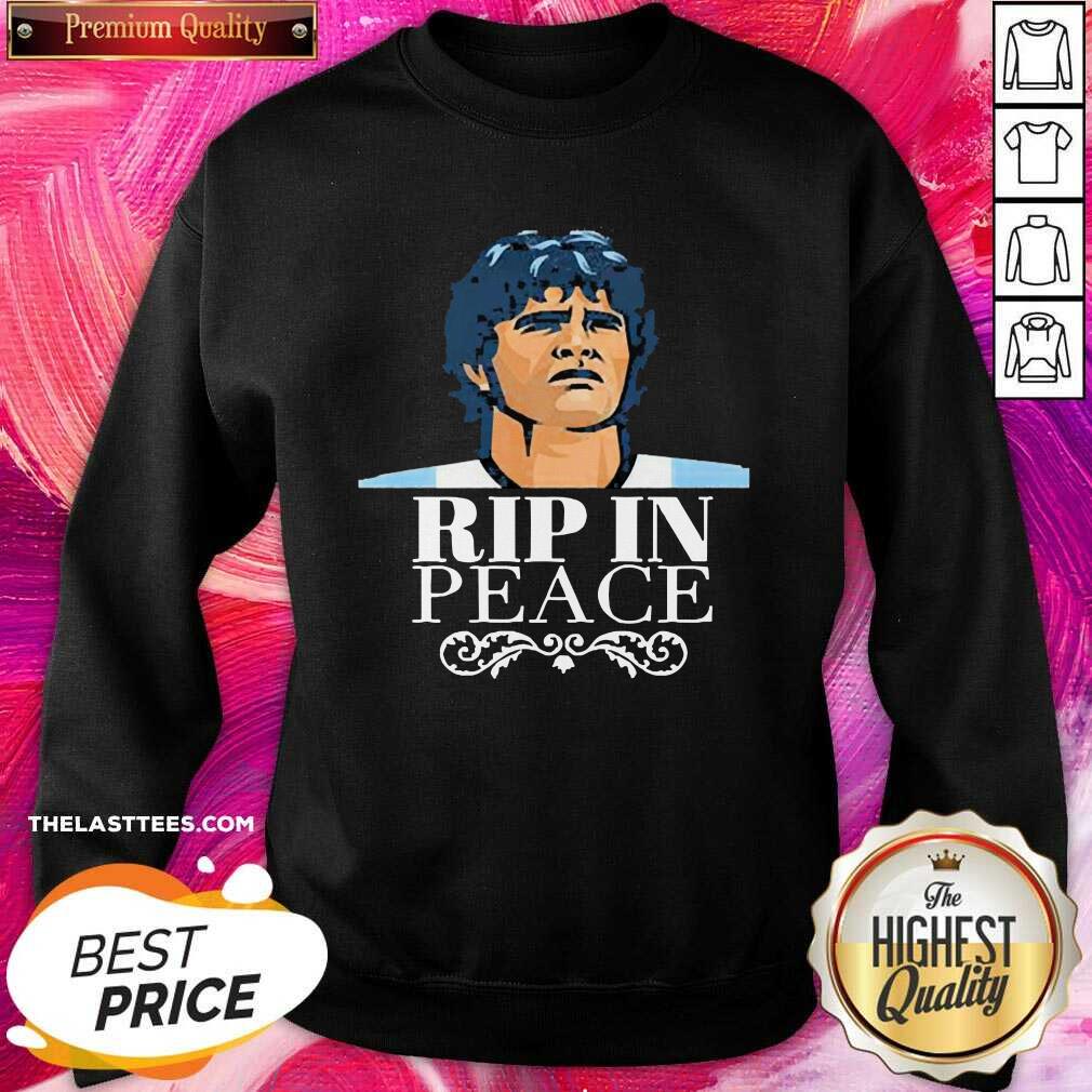 Official Diego Maradona Rip In Peace Shirt - Image 4