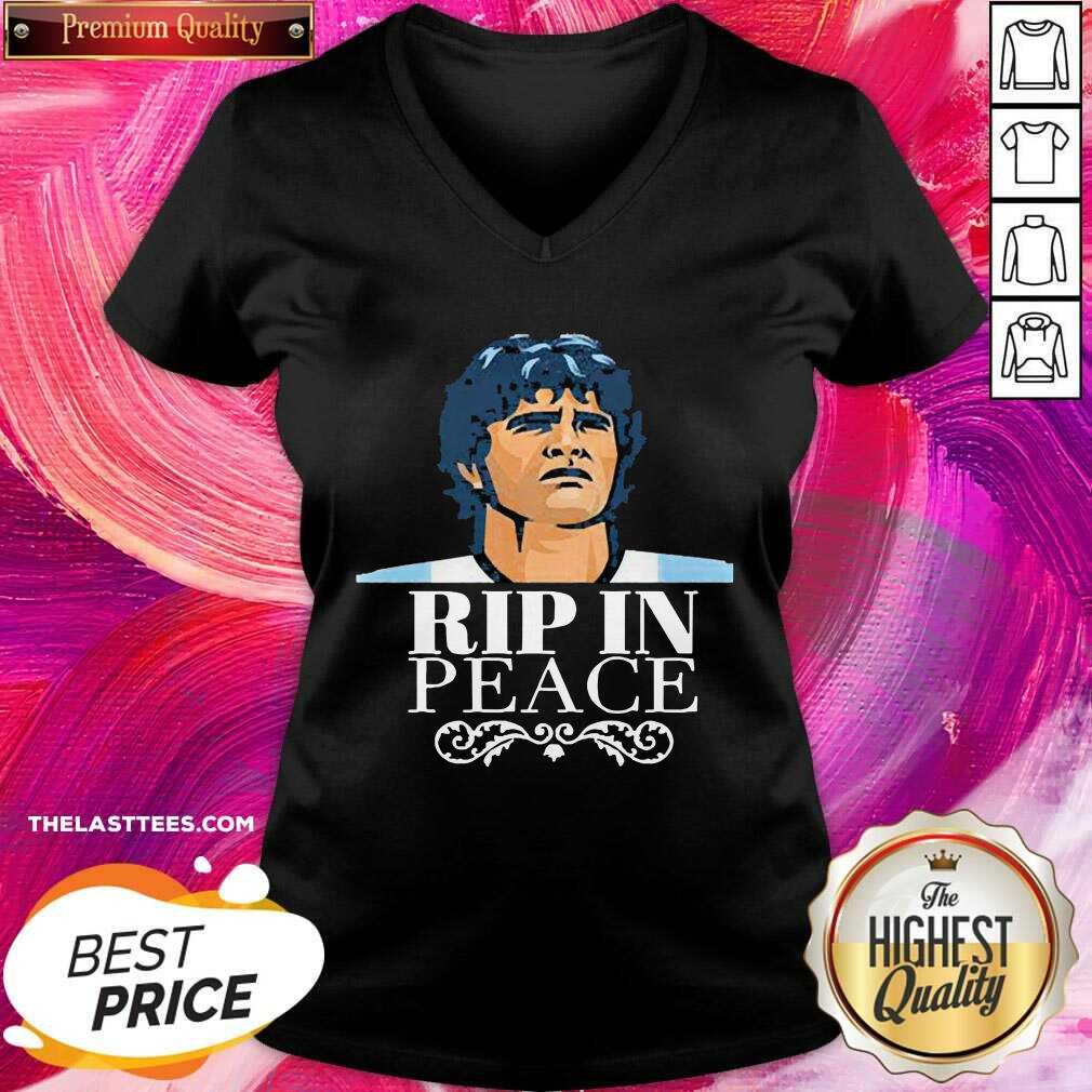 Official Diego Maradona Rip In Peace Shirt - Image 2