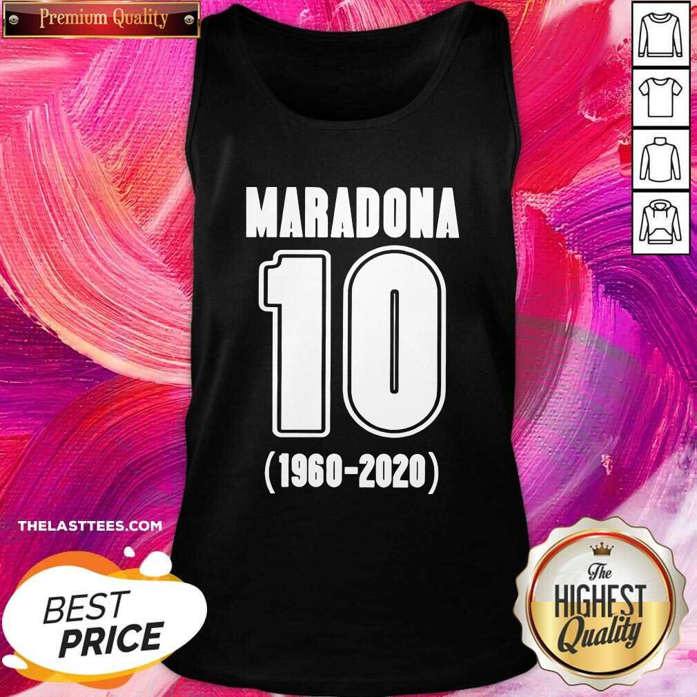 Perfect Diego Maradona 10 1960 2020 Rest In Piece Maradona Shirt - Image 3