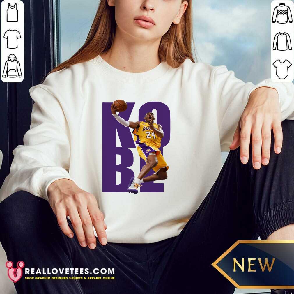 Sweet Kobe Bryant 24 Playing Basketball 2021 Shirt - Image 3