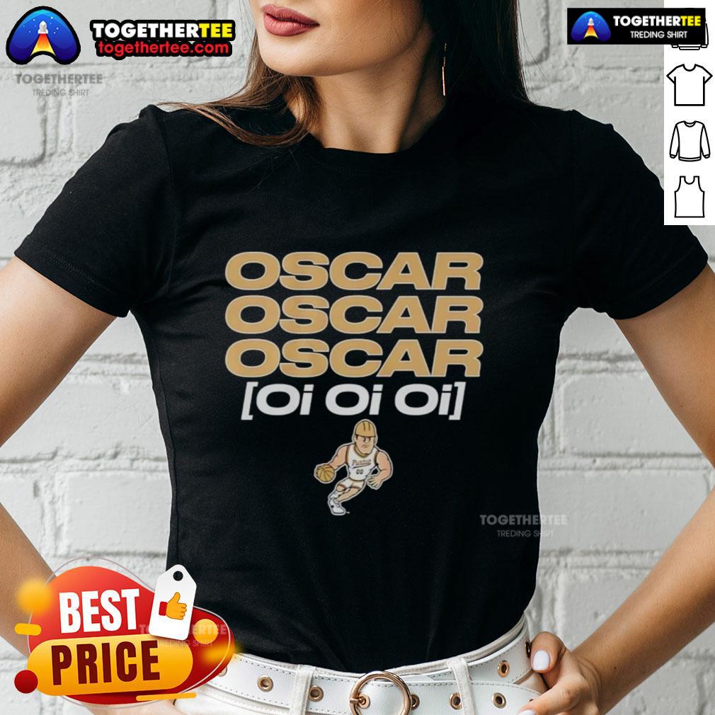 Awesome Purdue Boilermakers Basketball Oscar Cluff Oi Oi Oi T-Shirt - Image 3