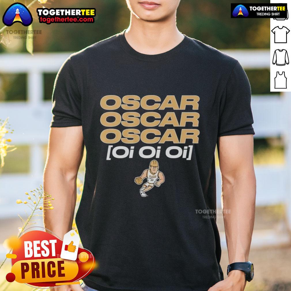 Awesome Purdue Boilermakers Basketball Oscar Cluff Oi Oi Oi T-Shirt