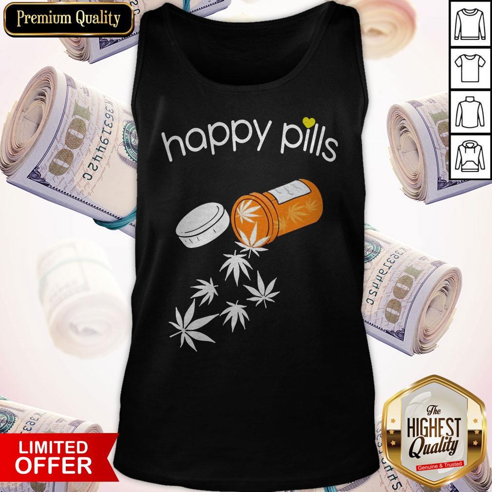 Good Weed Happy Pills Shirt - Image 4
