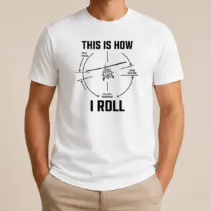 Official This Is How I Roll Funny Helicopter Shirt