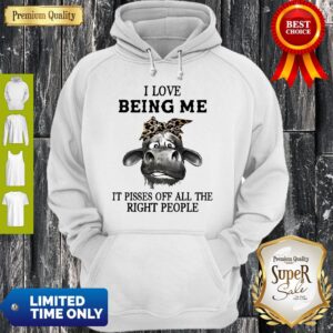 Alternative view of Cow Leopard I Love Being Me It Pisses Off All The Right People Shirt