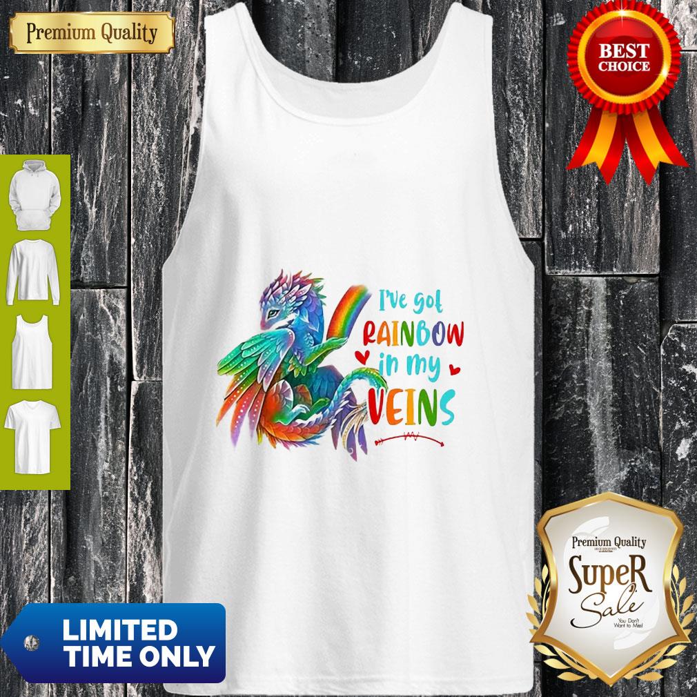 Dragon I’ve Got Rainbow In My Veins Shirt - Image 3
