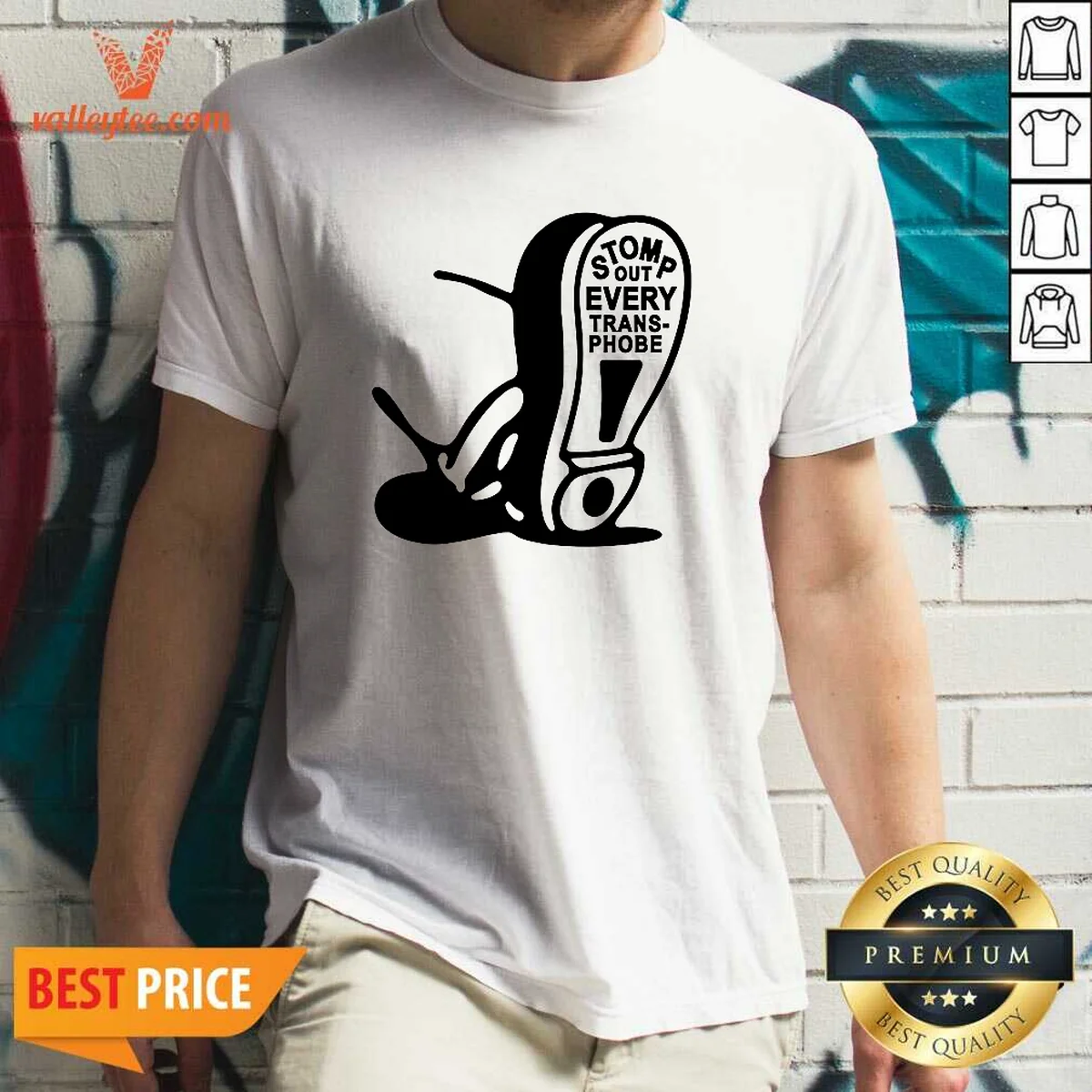 Awesome Stomp Out Every Transphobe Boot Social Justice Activism Equality Protest Shirt