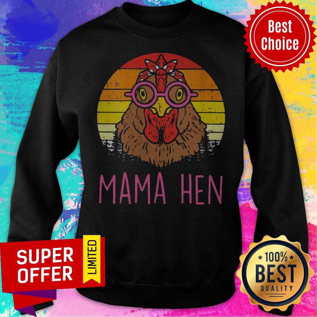 Nice Mama Hen Chicken Farm Animal Farmer Vintage Shirt - Image 5