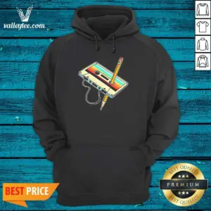 Alternative view of Top Retro Cassette Tape With Pencil 90s Nostalgia Shirt