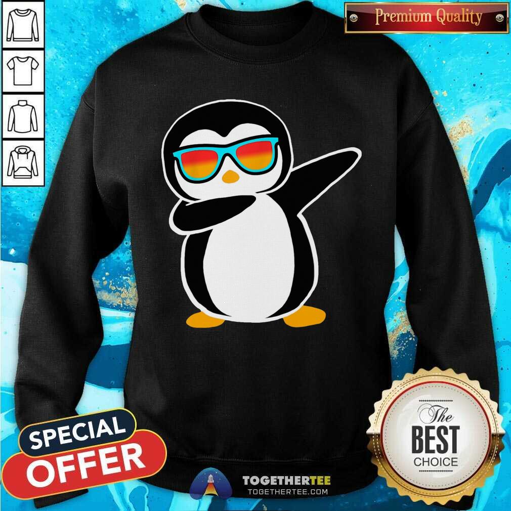 Colorful Dabbing Penguin Shirt - Image 2