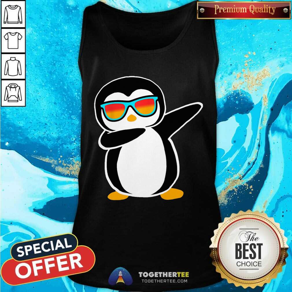 Colorful Dabbing Penguin Shirt - Image 4