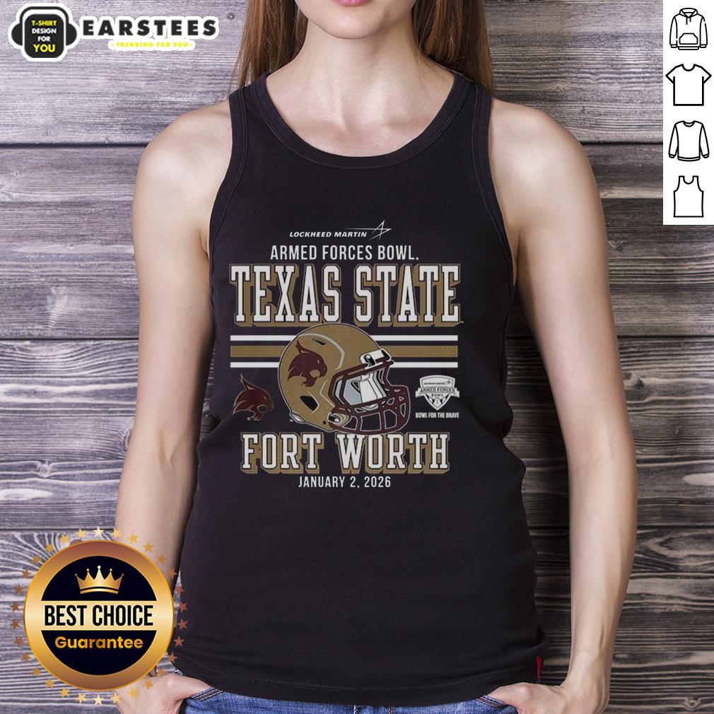 Premium Texas State Bobcats 2025 Armed Forces Bowl Bound T-Shirt - Image 4