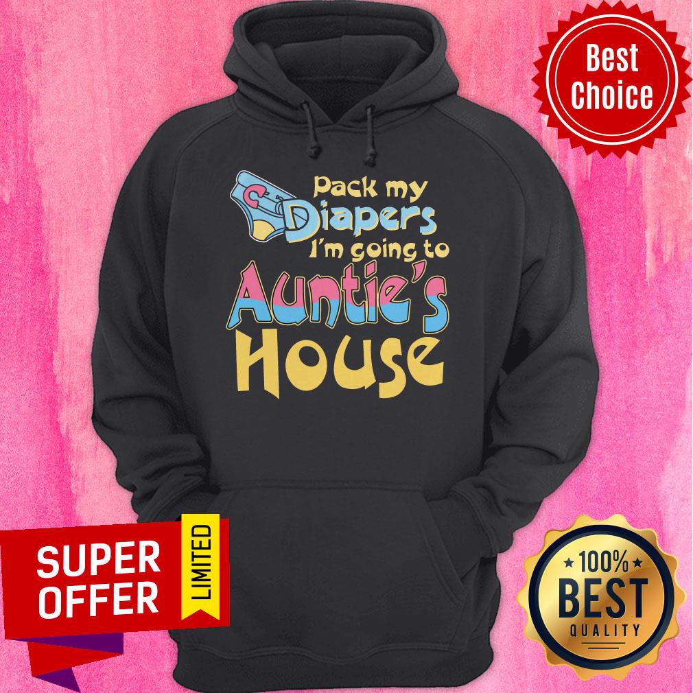 Awesome Pack My Diapers I’m Going To Aunties House Vintage Shirt - Image 3