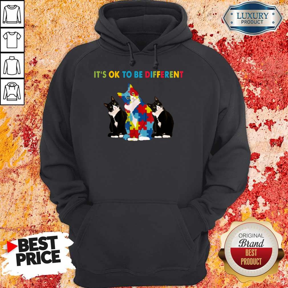 Cat Autism It's Ok To Be Different Shirt - Image 5