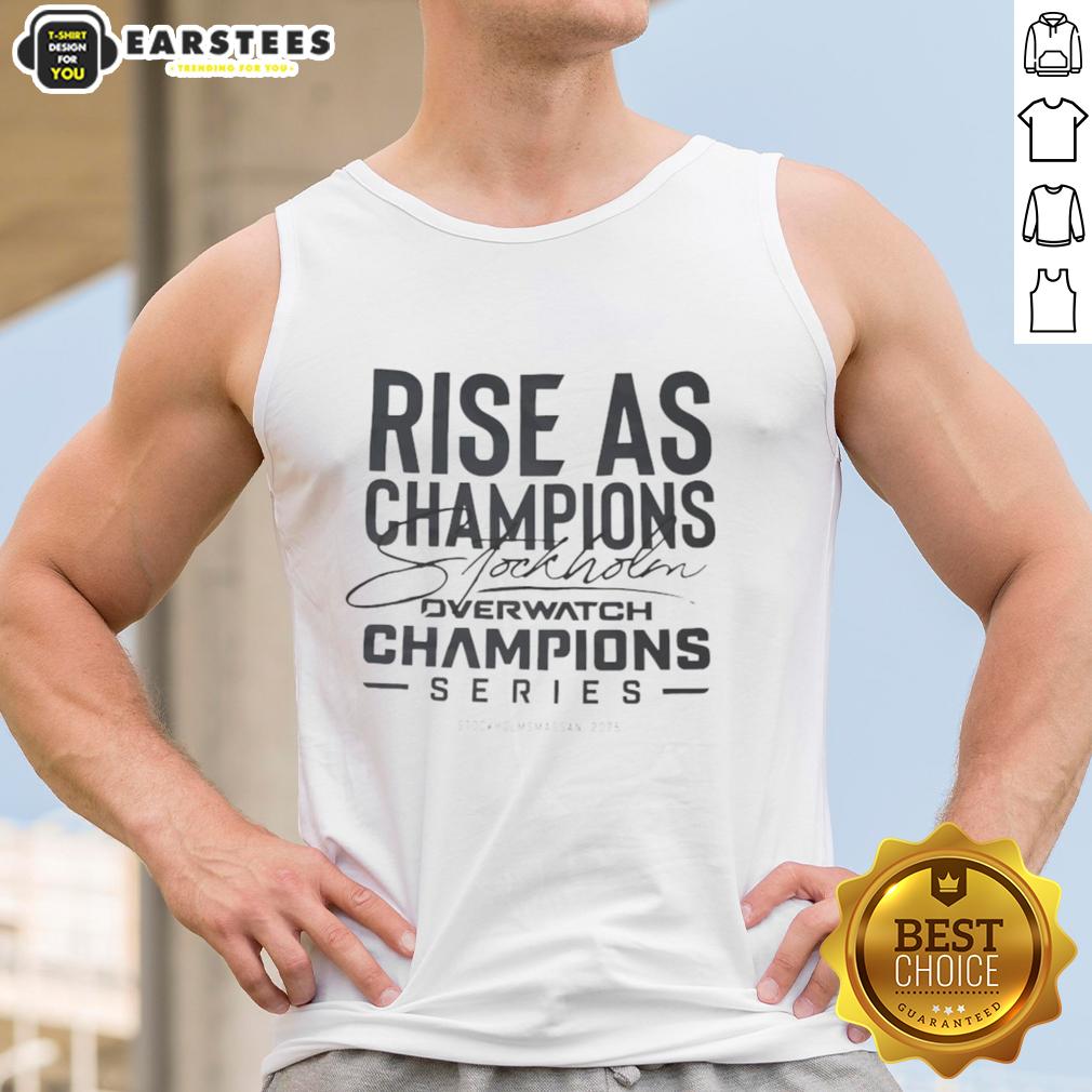 Good Rise As Champions Stockholm Overwatch Champions Series 2025 T-Shirt - Image 4