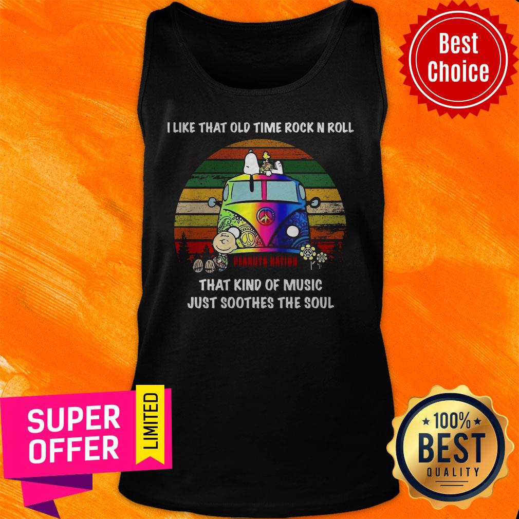 I Like That Old Time Rock N Roll That Kind Of Music Just Soothes The Soul Snoopy Shirt - Image 5