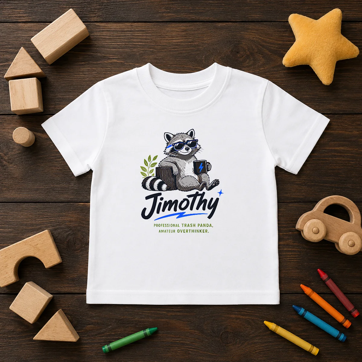 Original Jimothy The Trash Panda Funny Racoon Meme Shirt - Image 9
