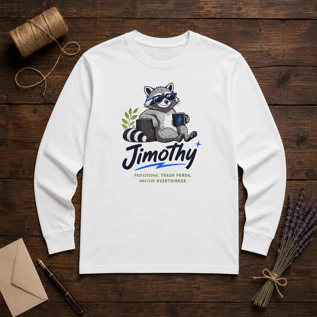 Original Jimothy The Trash Panda Funny Racoon Meme Shirt - Image 5