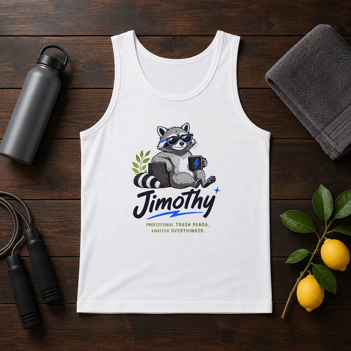 Original Jimothy The Trash Panda Funny Racoon Meme Shirt - Image 3
