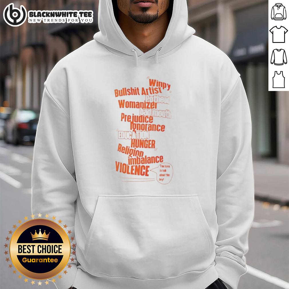 Hot Kamen Rider Ryuki Winpy Bullshit Artist Word Cloud T-Shirt - Image 2