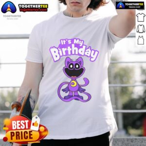 Official Poppy Playtime Catnap It's My Birthday T-Shirt