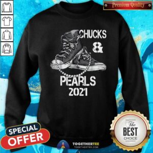 Alternative view of Hot Grey Chucks And Pearls 2021 Shirt