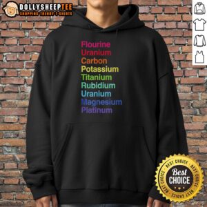 Alternative view of Official Flourine Uranium Carbon Potassium Titanium Rubidium Uranium T-Shirt
