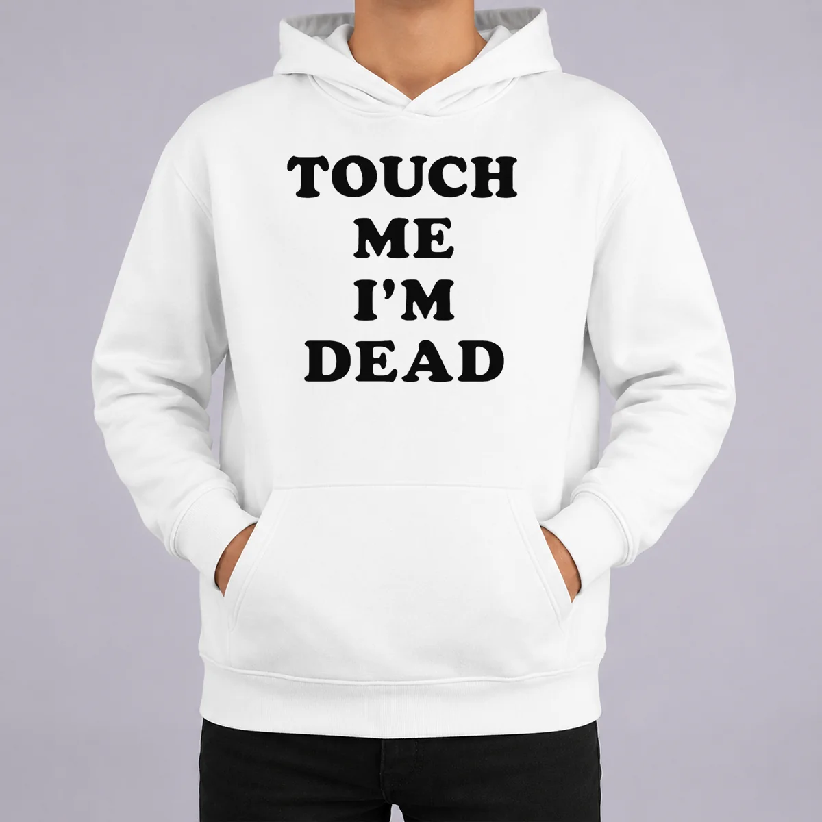 Happy Good Touch Me Im Dead Slogan Funny Goth Humor Unisex Shirt - Image 5