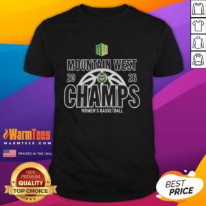 Good Colorado State Rams Mountain West Championship Women's Basketball T-Shirt