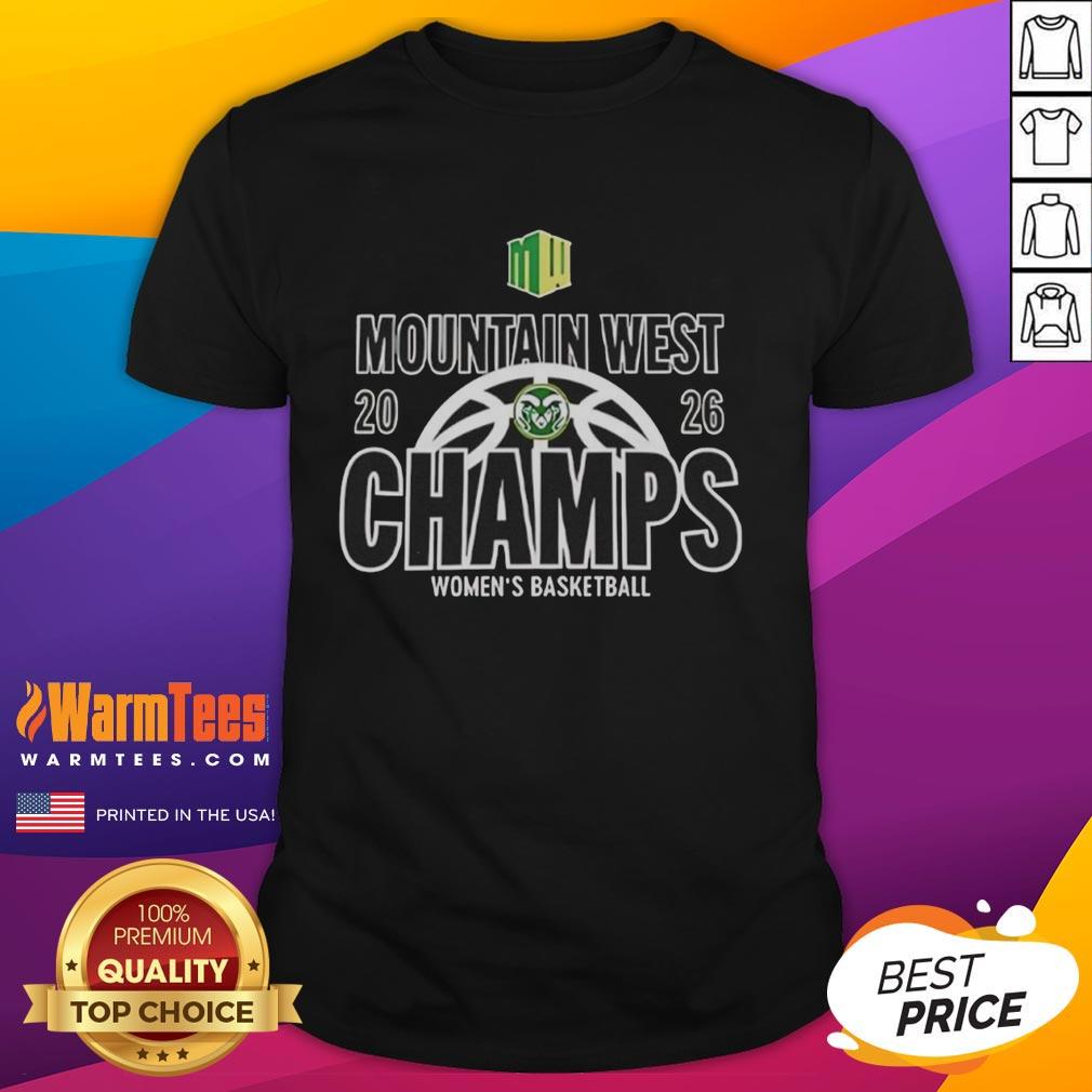 Good Colorado State Rams Mountain West Championship Women's Basketball T-Shirt
