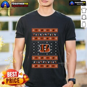 Top Cincinnati Bengals Holiday Christmas T-Shirt