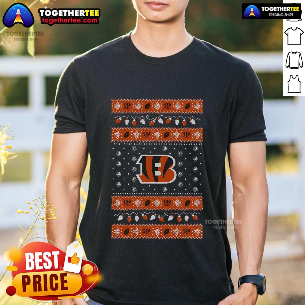 Top Cincinnati Bengals Holiday Christmas T-Shirt