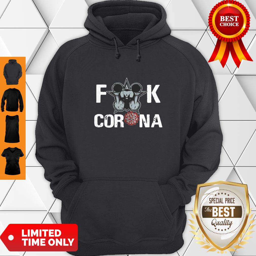 Premium Mickey Mouse Fuck Corona Shirt - Image 5