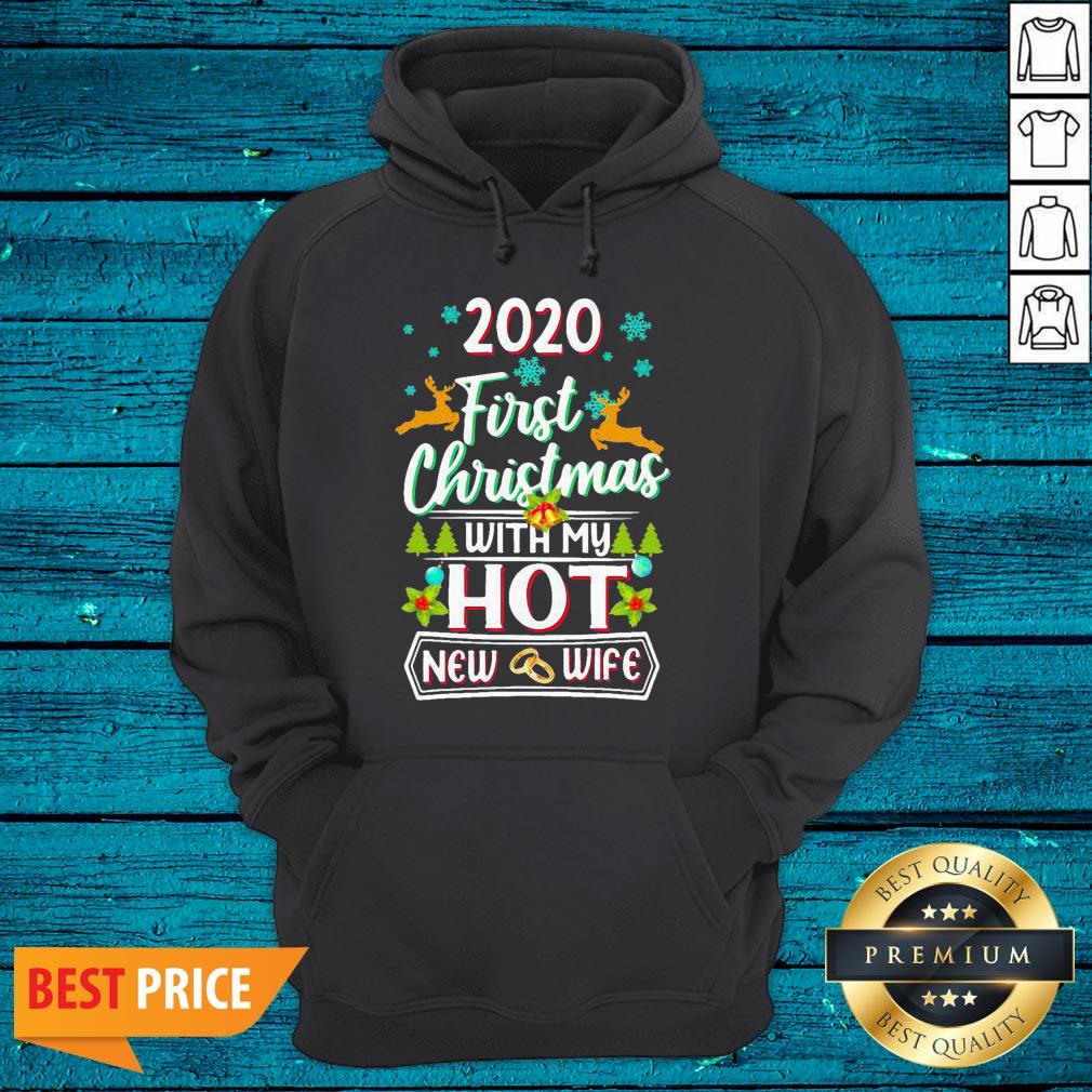Wicked First Christmas With My Hot New Wife Married 2020 Shirt - Image 3