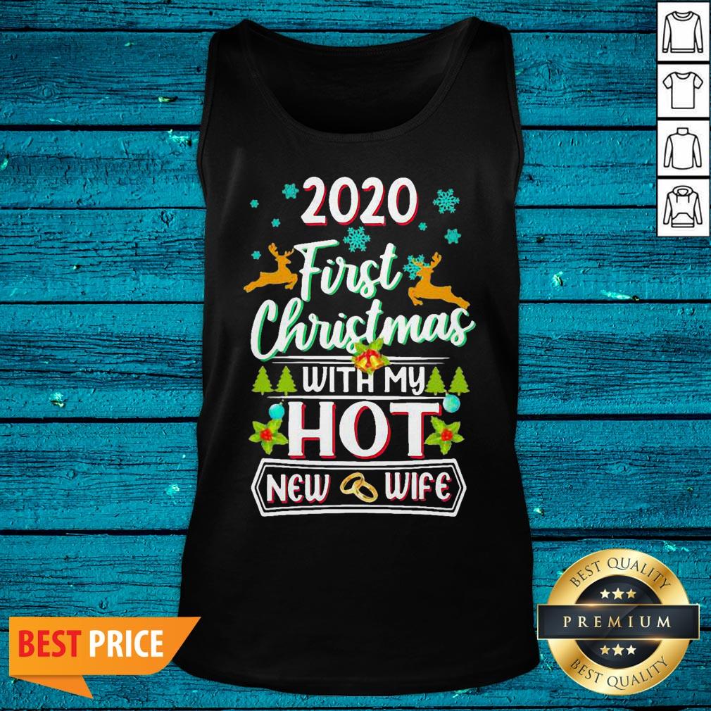 Wicked First Christmas With My Hot New Wife Married 2020 Shirt - Image 5