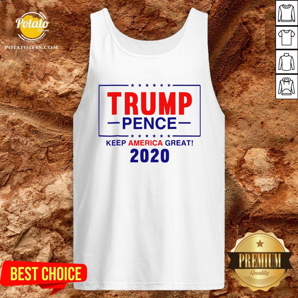 Happy Trump Pence Keep America Great 2020 Shirt - Image 3