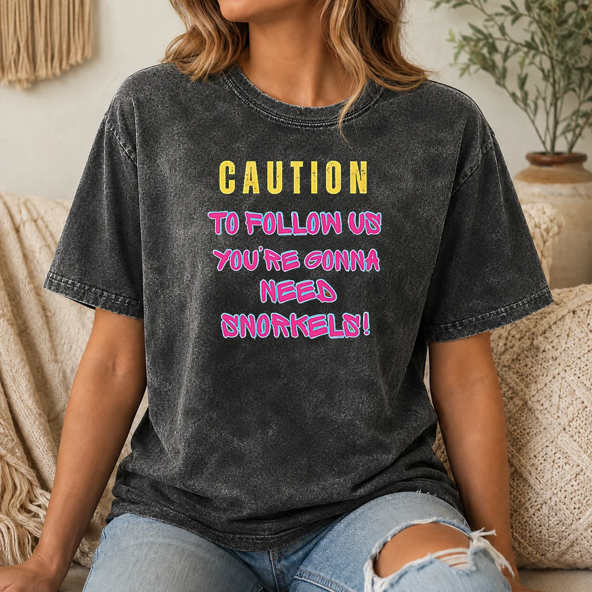 Nice Caution To Follow US You'Re Gonna Need Snorkels Shirt - Image 8