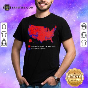 Nice Republican Version United States of America Vs Dumbfuckistan Election Map Shirt