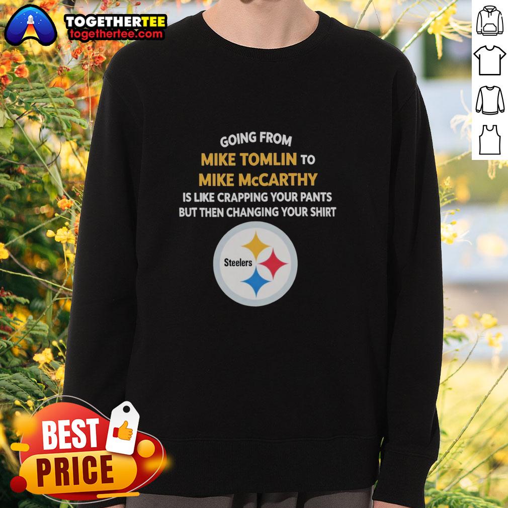 Pretty Going From Mike Tomlin To Mike McCarthy T-Shirt - Image 5