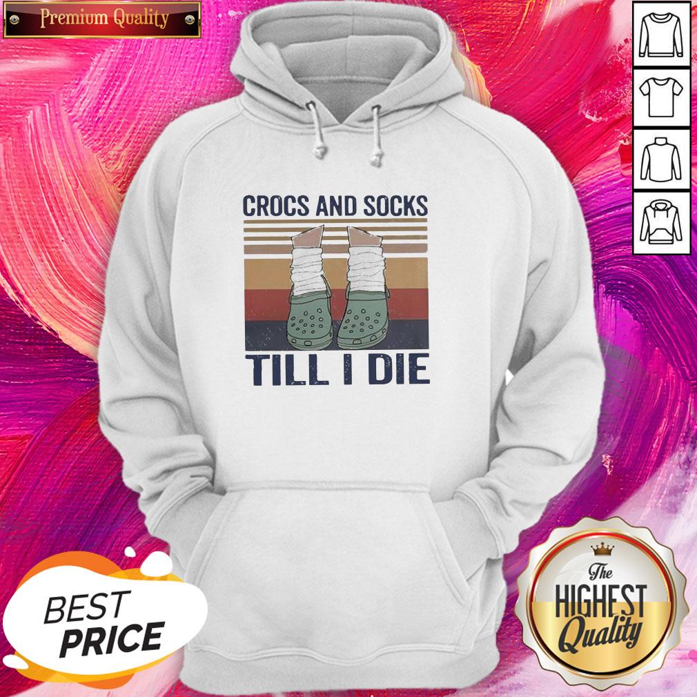 Happy Cross And Socks Till I Die Vintage Shirt - Image 5