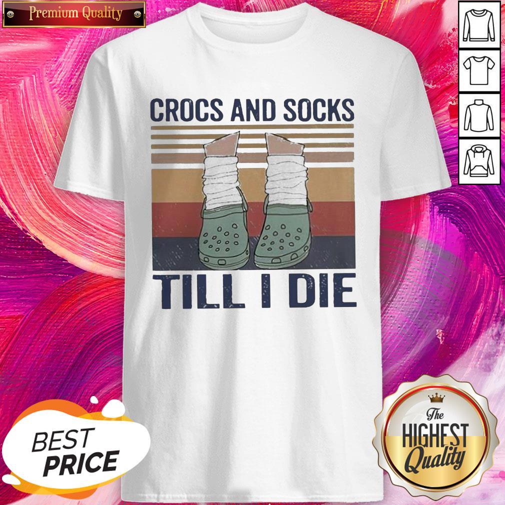 Happy Cross And Socks Till I Die Vintage Shirt