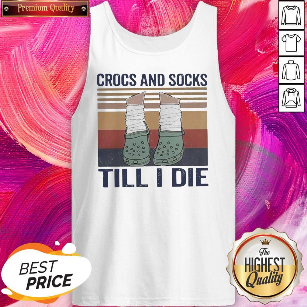 Happy Cross And Socks Till I Die Vintage Shirt - Image 3