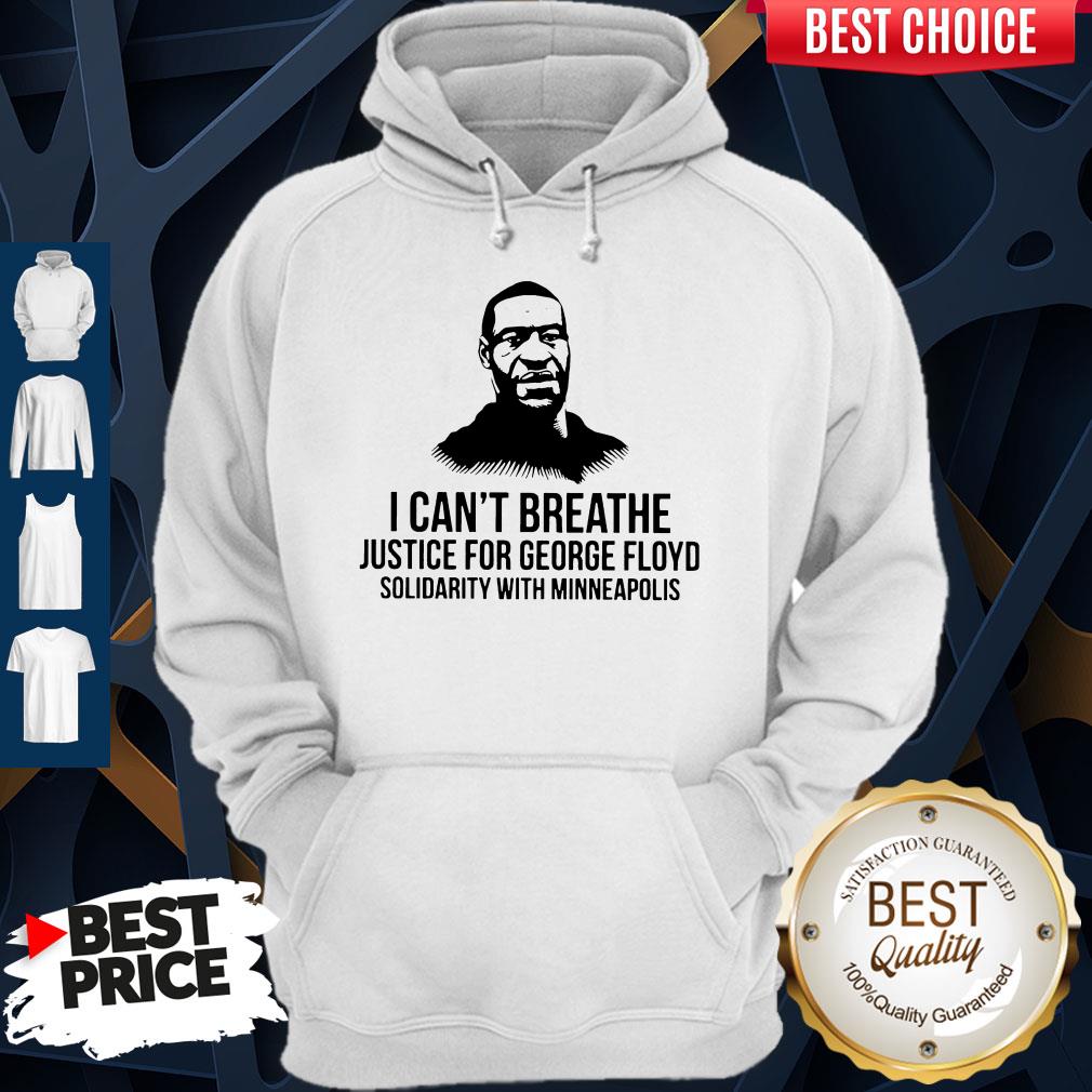 I Can’t Breathe Justice For George Floyd Solidarity With Minneapolis Shirt - Image 2